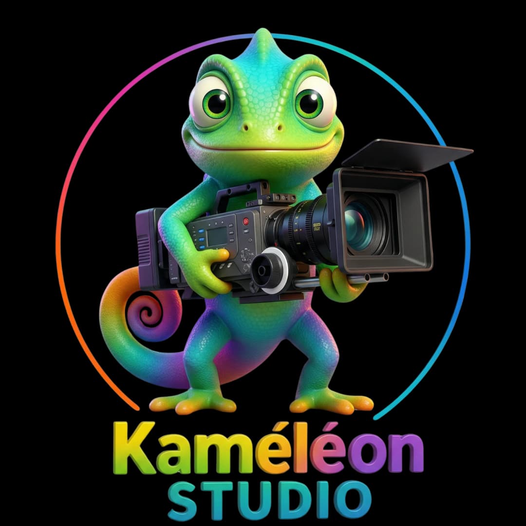 Kame, mascotte Kaméléon Studio